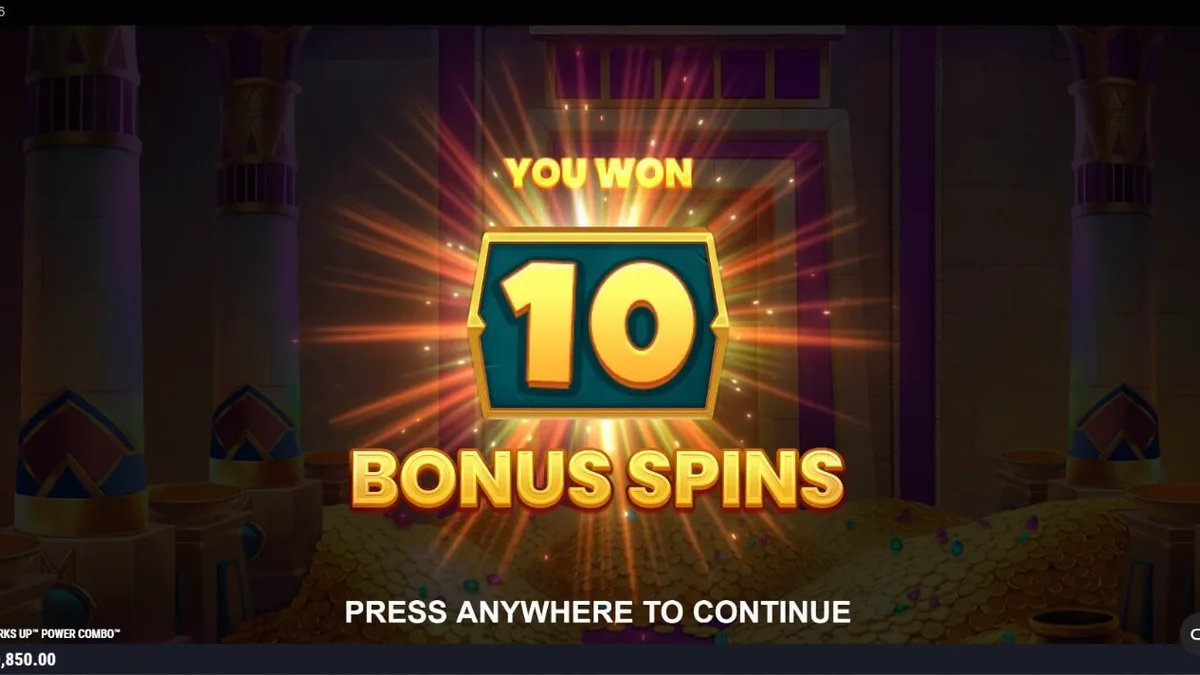 Mummy Mania Perks Up Power Combo slot gameplay