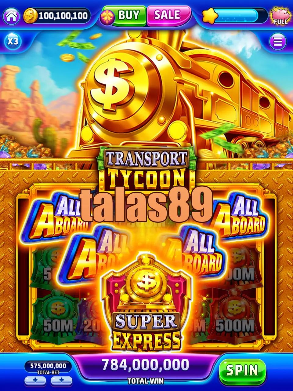 talas89 Tangkapan Layar Resmi APK